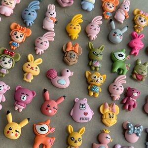 Cute Assorted Animal Charms Bunny, Bear, Pikachu & More Crafting DIY Projects